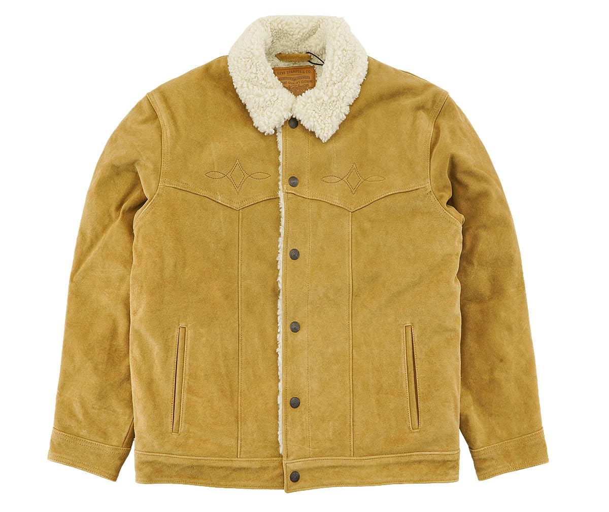 

Levi s R LEATHER COLLECTION WESTERN SUEDE SHERPA Browns M