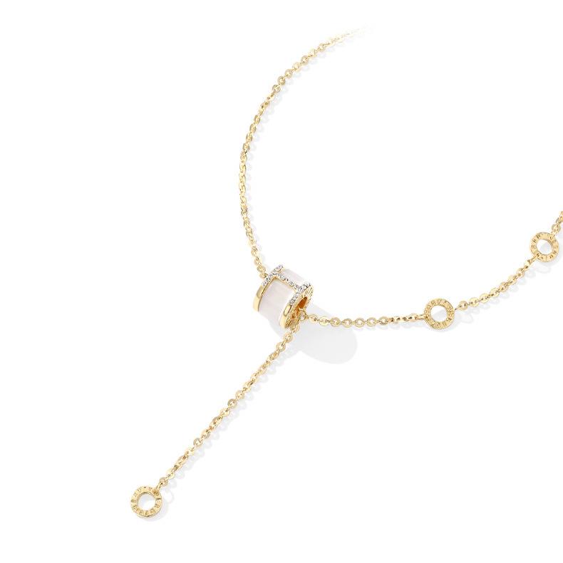 Transfer small waist necklace women's light luxury collarbone chain ins cold wind neck chain