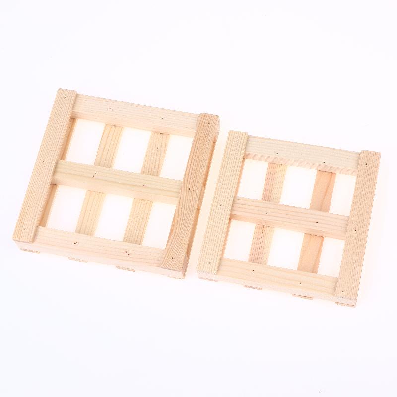 1 Pezzo Sottobicchieri in Pallet di Legno Cuscino per Vasi da Fiori Per Bevande Calde e Fredde Mini Sottobicchieri in Pallet di Legno