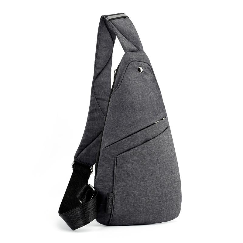 Men's Chest Bag, New Minimalist Business Commuting Crossbody Bag, Lightweight and Large Capacity Waterproof Shoulder Bag