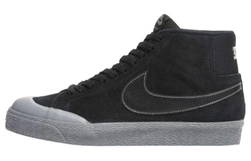 Nike Sb Blazer Zoom Mid Черный/Черный/Металлический Оловянный 876872-006 36