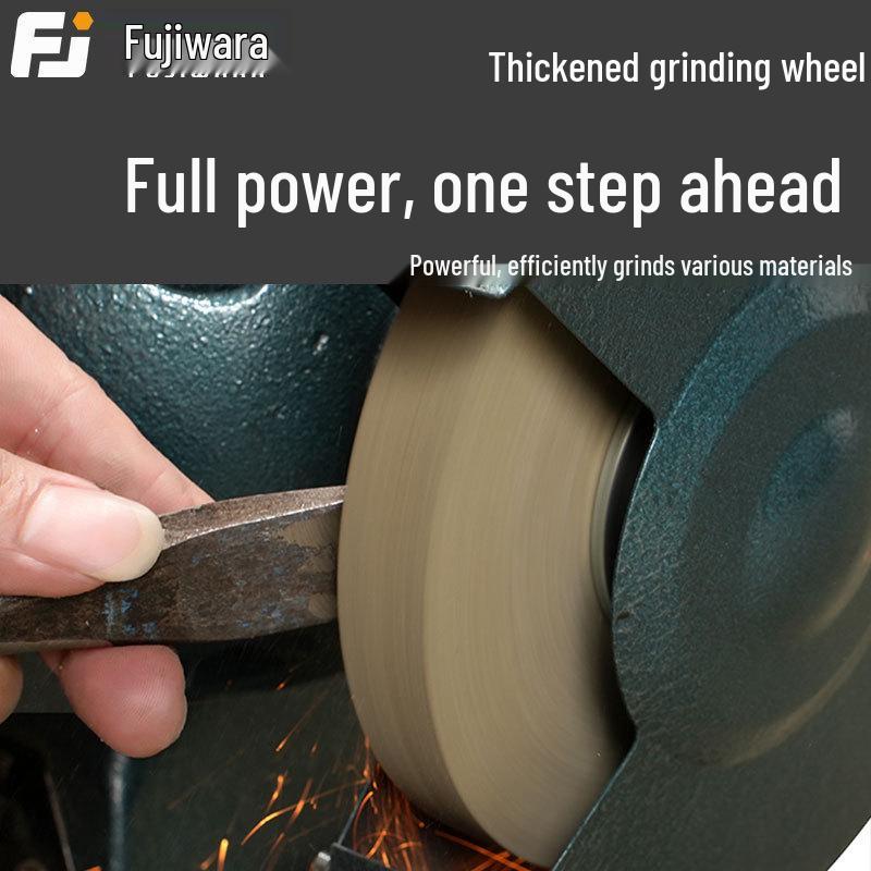 Fujiwara Industrial Grade Bench Grinder with Dust Collector & Knife Sharpener - Vertical, Eco-Friendly Tool