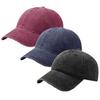 Einfarbige gewaschene individuelle Stickerei Unisex Vintage Dad Hat Baseballkappe