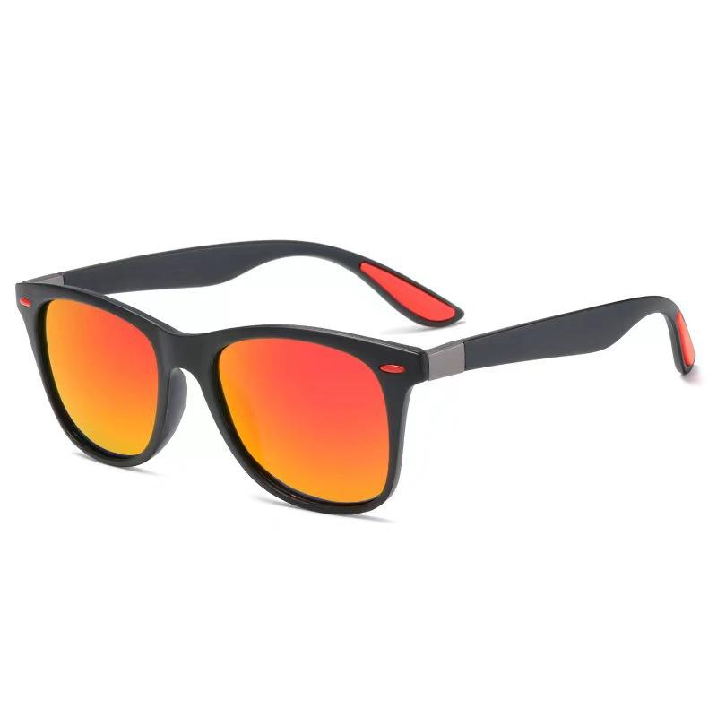 Hot Sale Polarized Sunglasses Men Women Classic Square Plastic Driving Sun Glasses Male Fashion Black Travelling Shades UV400