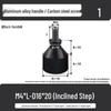 M3M4 Aluminum Alloy Hand-Tightening Flat Head Knurled Adjustment Screw Bolt