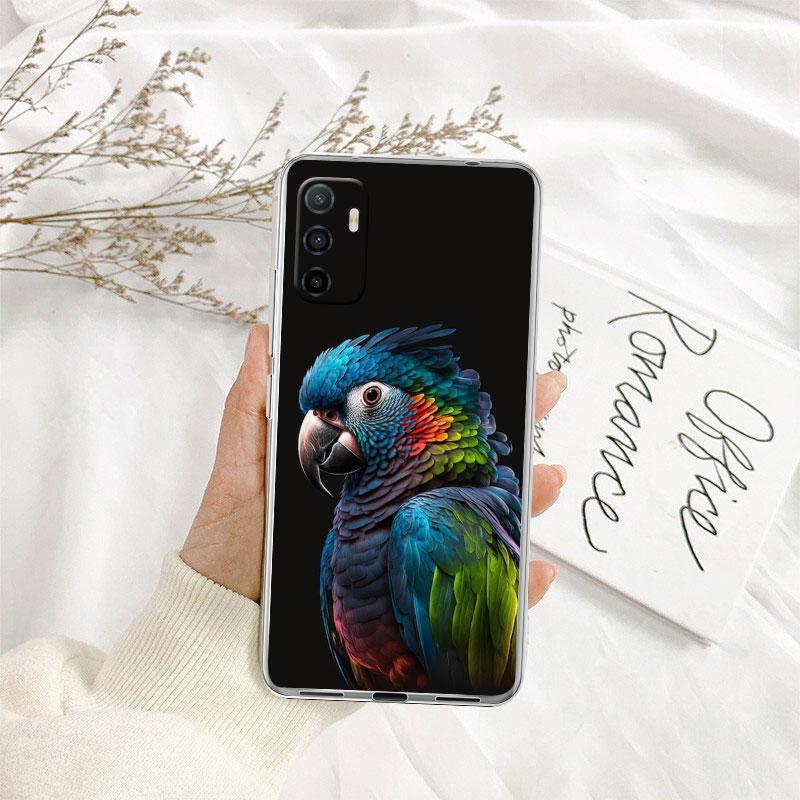 

Parrot bird Transparent Phone Case for Motorola Moto G7 G8 G9 G84 G85 G73 G24 G15 Z2 Play Power Plus Motorola Moto G85