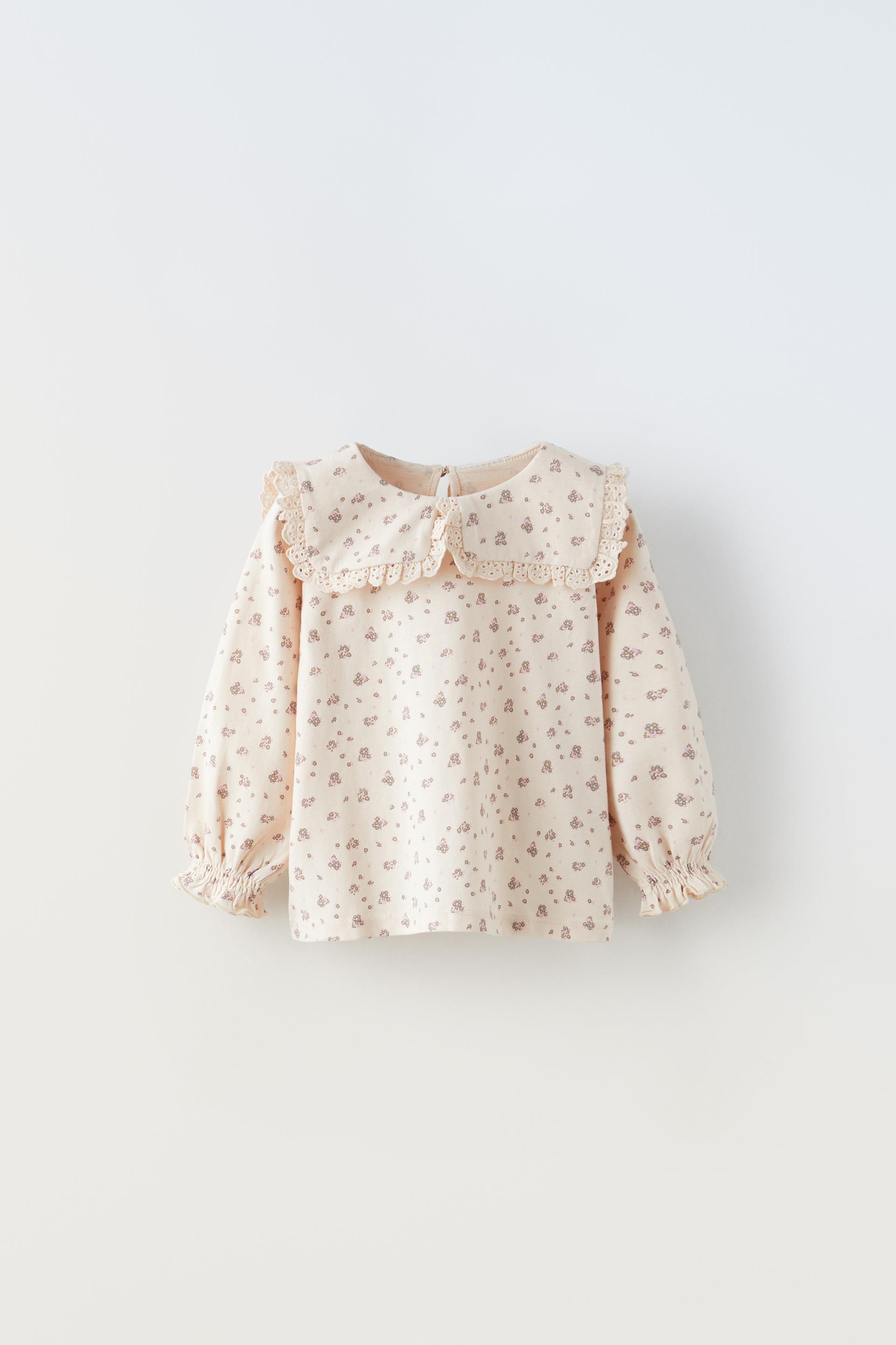 

БЛУЗКА С ЦВЕТОЧНЫМ ПРИНТОМ С ВОРОТНИКОМ