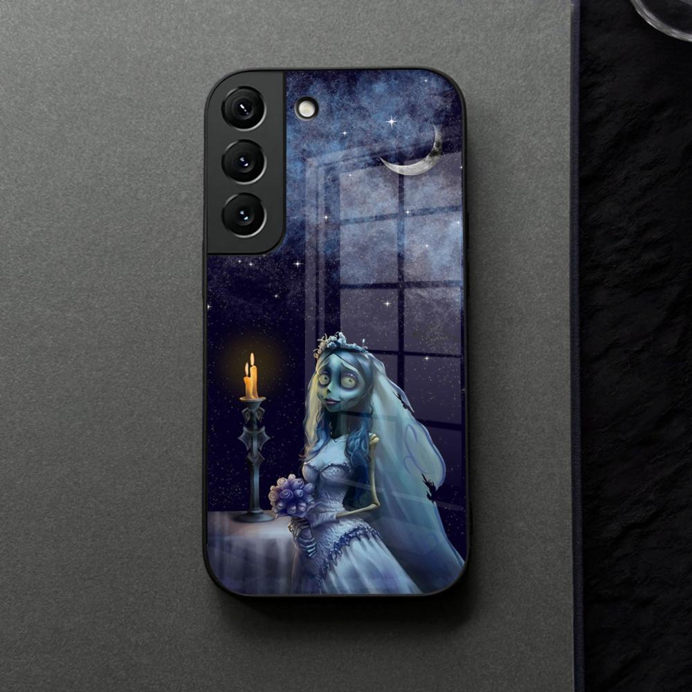 

Corpse Bride Phone Case Glass For Samsung Galaxy S21 S25 S22 S20 S24 S23 Ultra Fe Plus A16 A34 A54 A24 Coque Samsung S20 FE