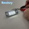 12V 6000K Xenon White Auto LED License Number Plate Light Lamp With Canbus For A8 3D 2002-2010