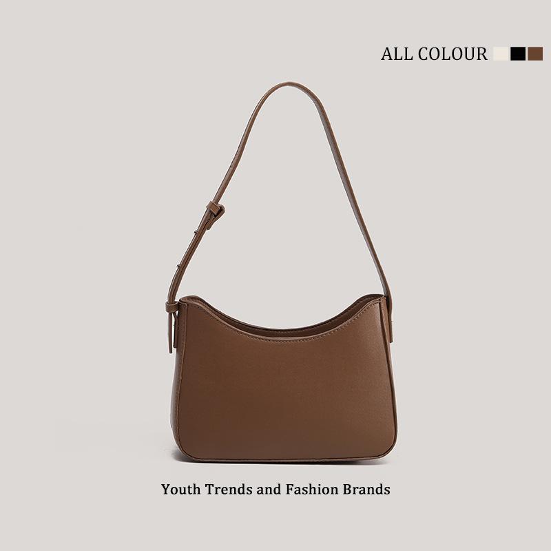 HENGJINGYX einfache Nische 2025 Achselhöhle neue französische tragbare vielseitige Schultertasche Damen-Achseltasche