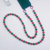 INS Colored Candy Acrylic Beads Fashion Anti-lost Hand Carry Diagonal Span Mobile Phone Chain