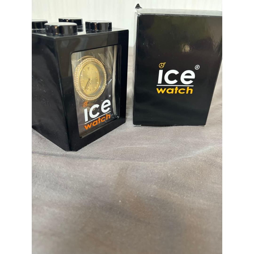 Used ice watch gold watch