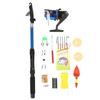 1.8M Portable Ultralight Nylon Beginner Telescopic Fishing Rod with Reel with Accessories KitPlastic Fishing Reel