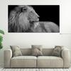 Black White Animals Art Lions Oil Painting Canvas Art Posters and Prints Wall Pictures for Living Room Home Wall Decor
