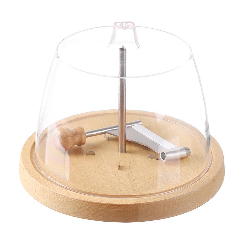 Malý sýrový struhadlo Basque, 2026 Vylepšený kroutící nástroj na sýr, Květinový výrobník, Kolečko, Pro párty a řemesla, Krásné servírovací talíře nebo pro přidání kreativního