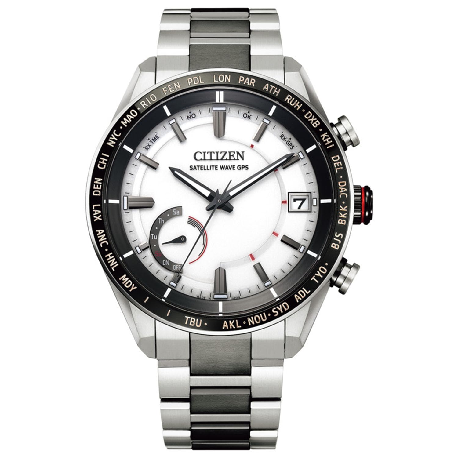 

Atessa F150 GPS Satellite Radio Watch Direct Flight ACT Line White [Citizen] Eco-Drive Eco-Drive CC3085-51A для чоловіків