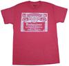 Budweiser Adult New T-Shirt - Classic Simple White Print Bottle Label