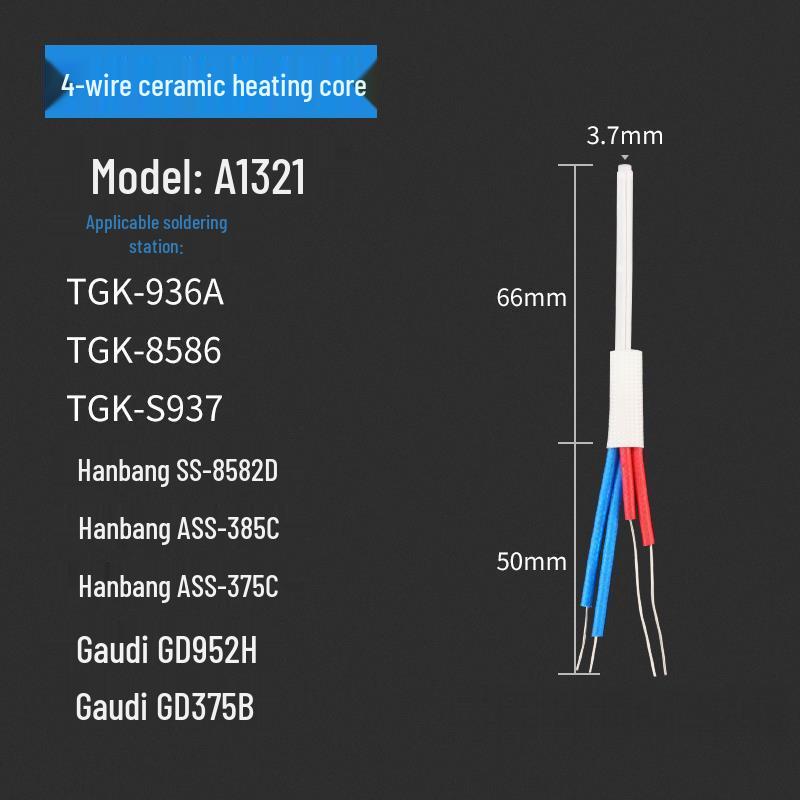 Ceramic Heating Element 6A12053H for Soldering Iron, 93°C, 1 Gaodi, Luo H20 Iron Core Handle.