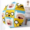 1pc Adventure Time Characters Automatic Folding Umbrella, Compact 8-Rib Design, Durable Plastic & Iron, Lightweight for Outdoor Daily Use,  A0929143