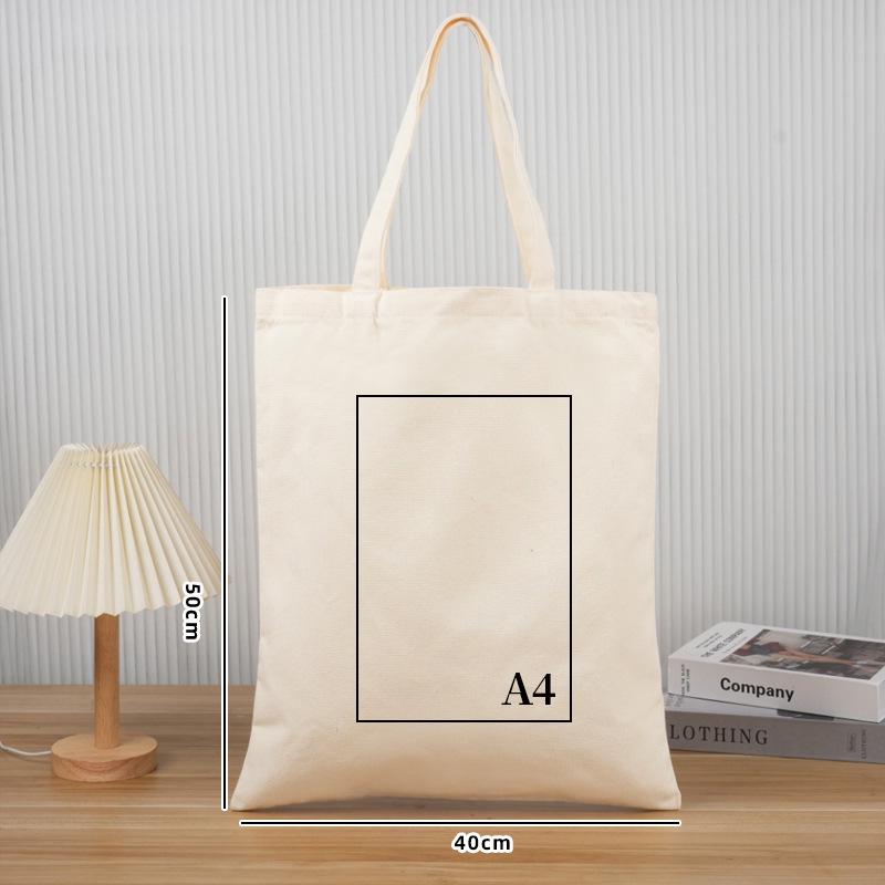 Custom High-End Canvas Tote Bag with Logo Printing