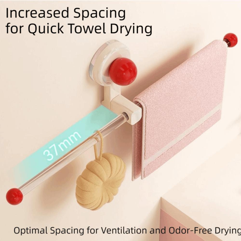 Lightweight Towel Stand Organizer Wall Mounted Hair Tie Storage Rack Towel Storage Hook  Household