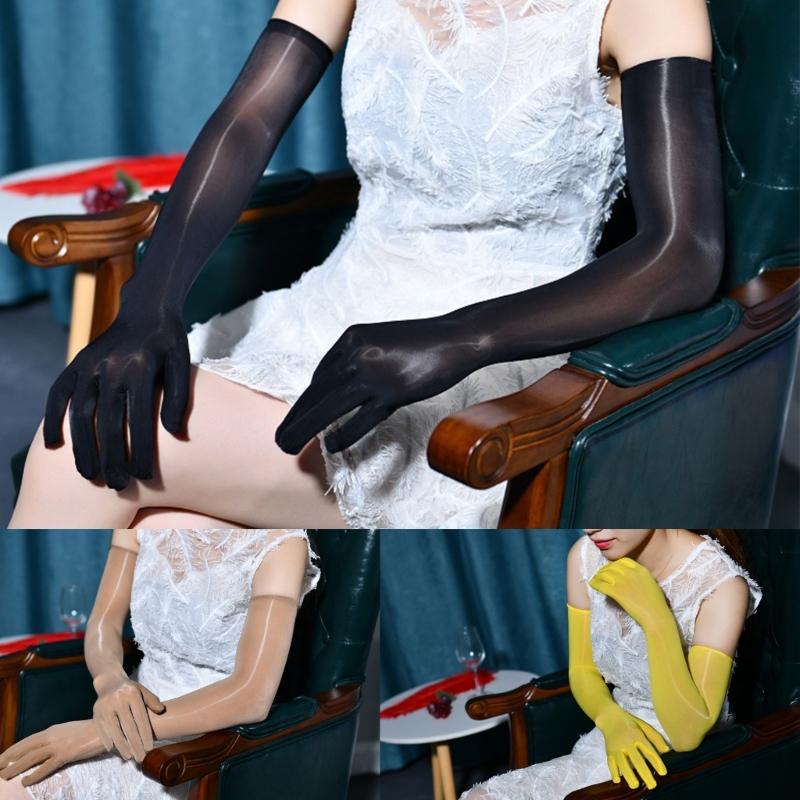Ultradünne Handschuhe für Frauen und Mädchen für Themenpartys, angenehm zu tragen, elastische Tüll-Langhandschuhe für den Sommer