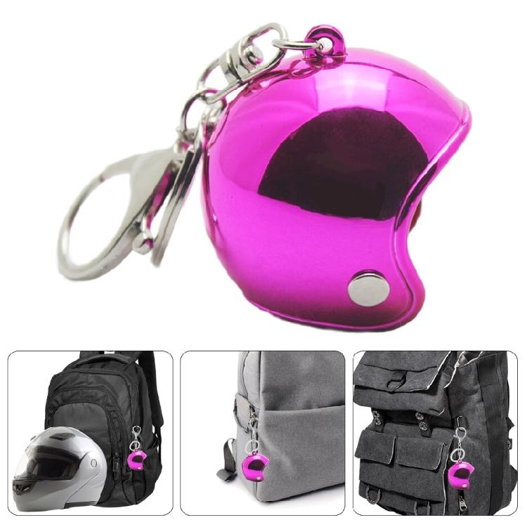 Helmets Pendant Backpack Ornament Gift for Birthday Christmas Motorcycle Helmets Keychain Keyring Key Chain Pendant
