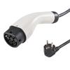 VEVOR Portable EV Charger Type 2, 16A 3.7 kW, Electric Vehicle Car Charger with 8.6 M Charging Cable CEE 7/7 Plug LCD Screen