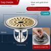 Anti-Odor Brass Drain Core for Bathroom, Universal Anti-Clogging Device for Sewer, Bathroom Drain Filter