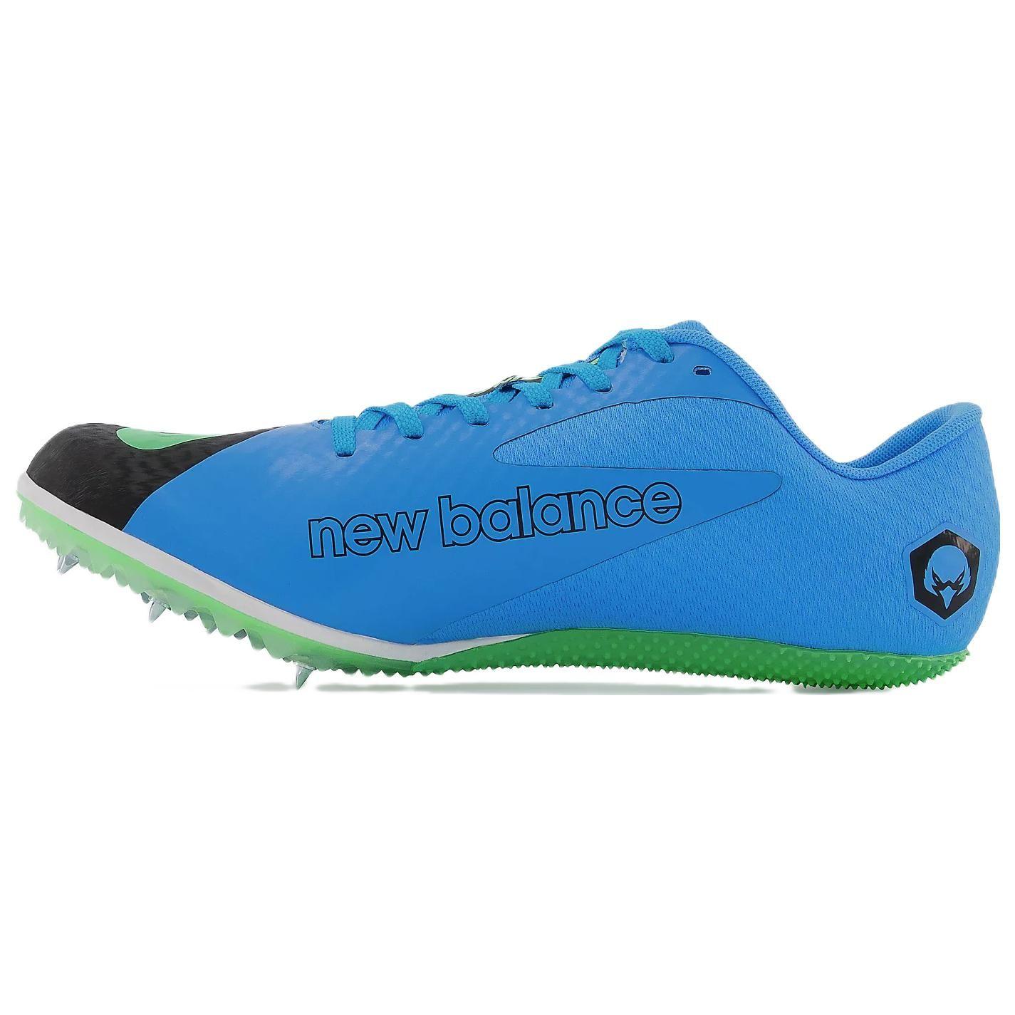 New Balance Men s SD100 v4 Synthetic Mesh Black Blue Green MSD100F4 Track Spike Running Shoe 42.5