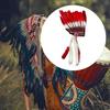 Artificial Feather Headdress Masquerade Carnival Native American Chief