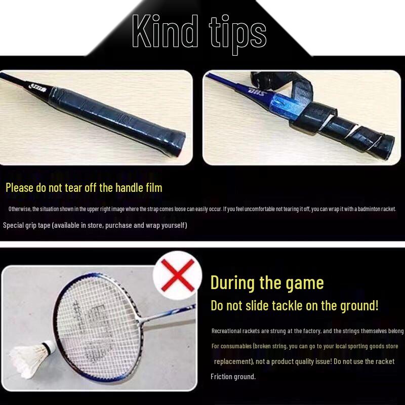 Professional Ultra-Light Alloy Badminton Racket Set for Adults and Students – Durable for Sports Training
