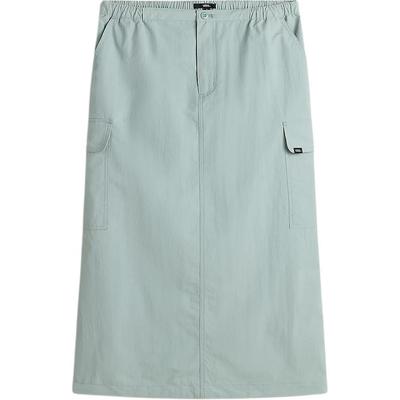 Riley Parachute Cargo Skirt Loose Solid Color Casual Long Skirt Women Skirts Blue VN000HQBM8I
