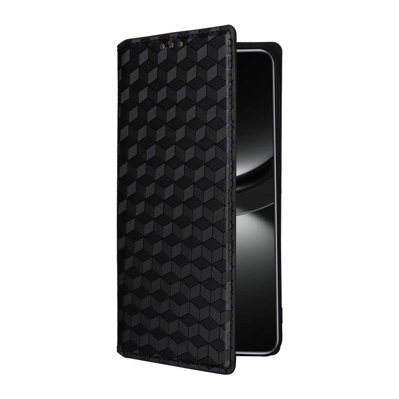 Leather Card Holder Stand Case for Huawei Nova 12 - Magnetic Cover