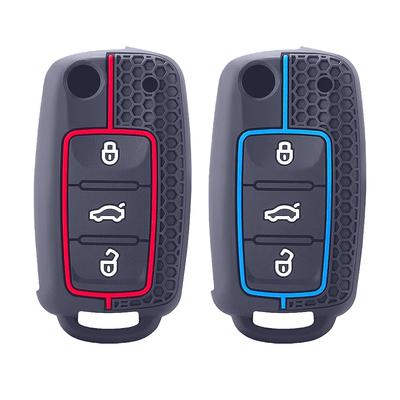 Protect Car Key Shell For Volkswagen Polo Passat B5 Golf 4 5 6 Mk5 Mk6 Eos Bora Beetle Tsi New Silicone Cover Case