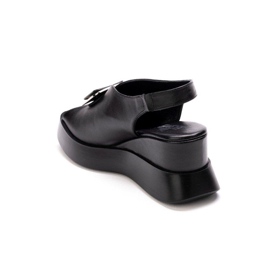 Women's Genuine Leather Wedge Heels Comfortable Stylish Sandals