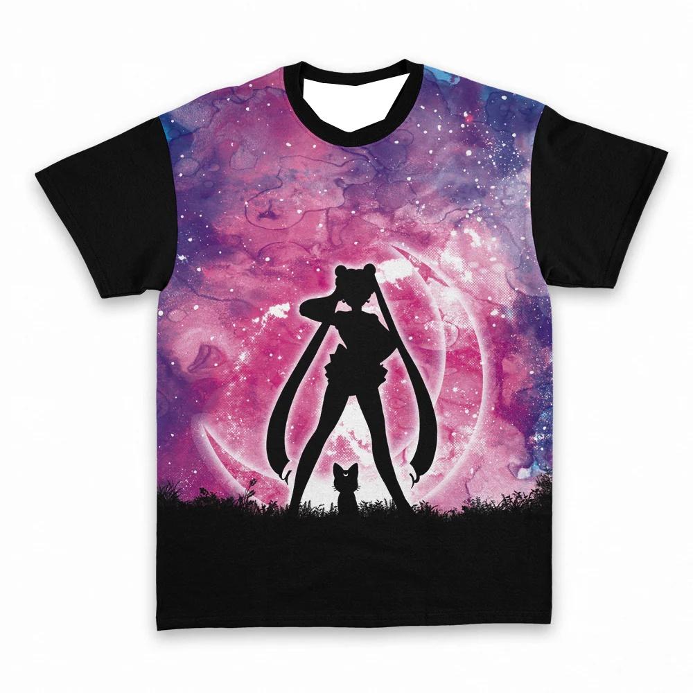 Sailor Moon Usagi Tsukino Anime Graphic T-Shirt, Men Women Quick Dry Breathable Casual Streetwear Tee
