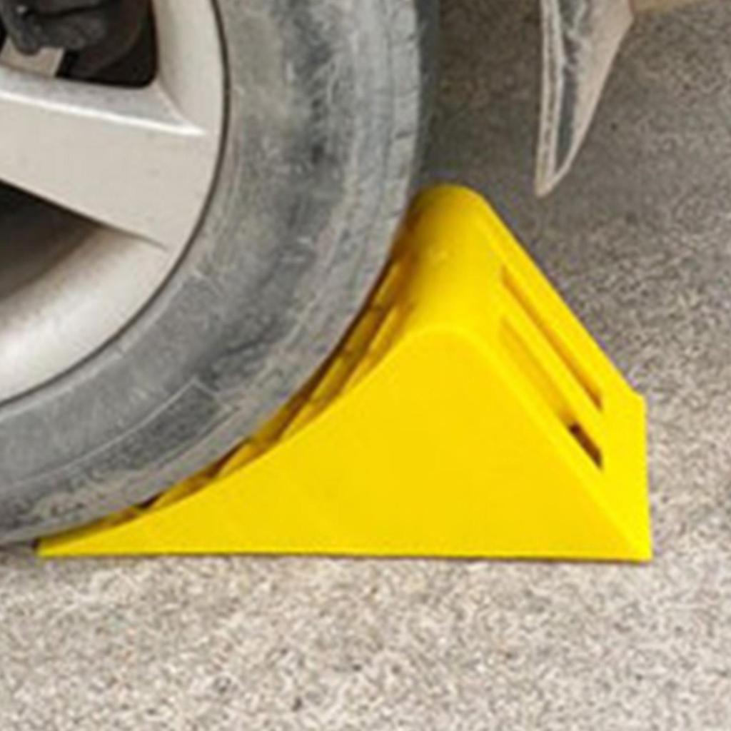 Portable Car Wheel Chock Anti Slip Tire Stop Block Heavy Duty Parking Wedge Truck Trailer RV Safety Portable Vehicle Accessory