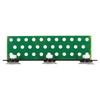 Coral Frag Rack Fluorescent Green 32 Plug Holes Powerful Suction Cup Acrylic Aquarium Coral Holder