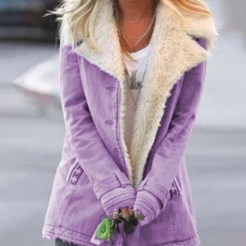 Plush Womens Warm Jacket Coats Ladies Outwear Casual Winter Overcoat Parka Jacket