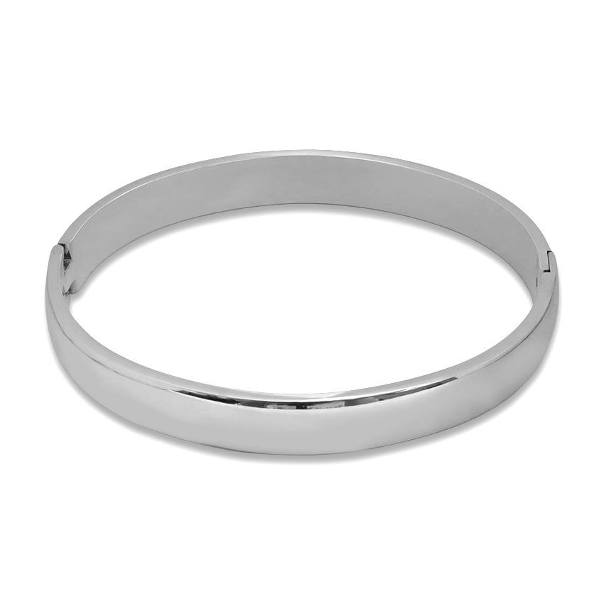 

Summer Simple Atmosphere Stainless Steel Electroplating Bracelet Advanced Sense Personality Trendy Temperament Jewelry 18K