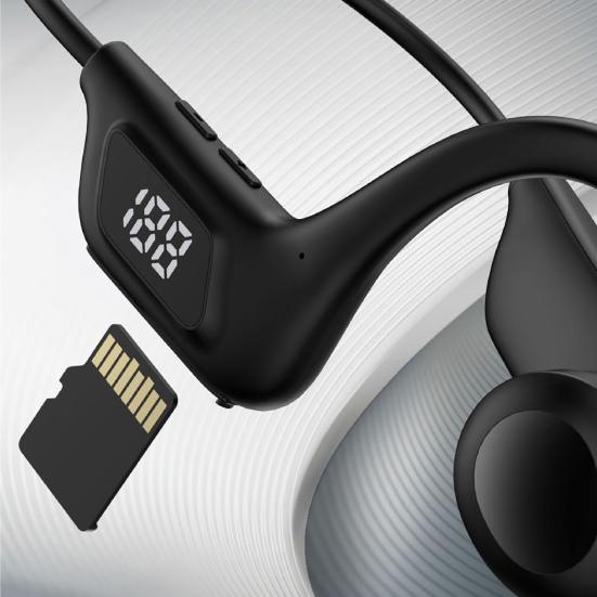 LY1 Bone Conduction Hook 9D Sound Earphone Ear Wireless Bluetooth-compatible Headset MP3 Player