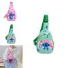 Childrens Cartoon Stitch Print Design Oxford Fabric Shoulder Bag With Breathable Nylon For Kindergarten Kids