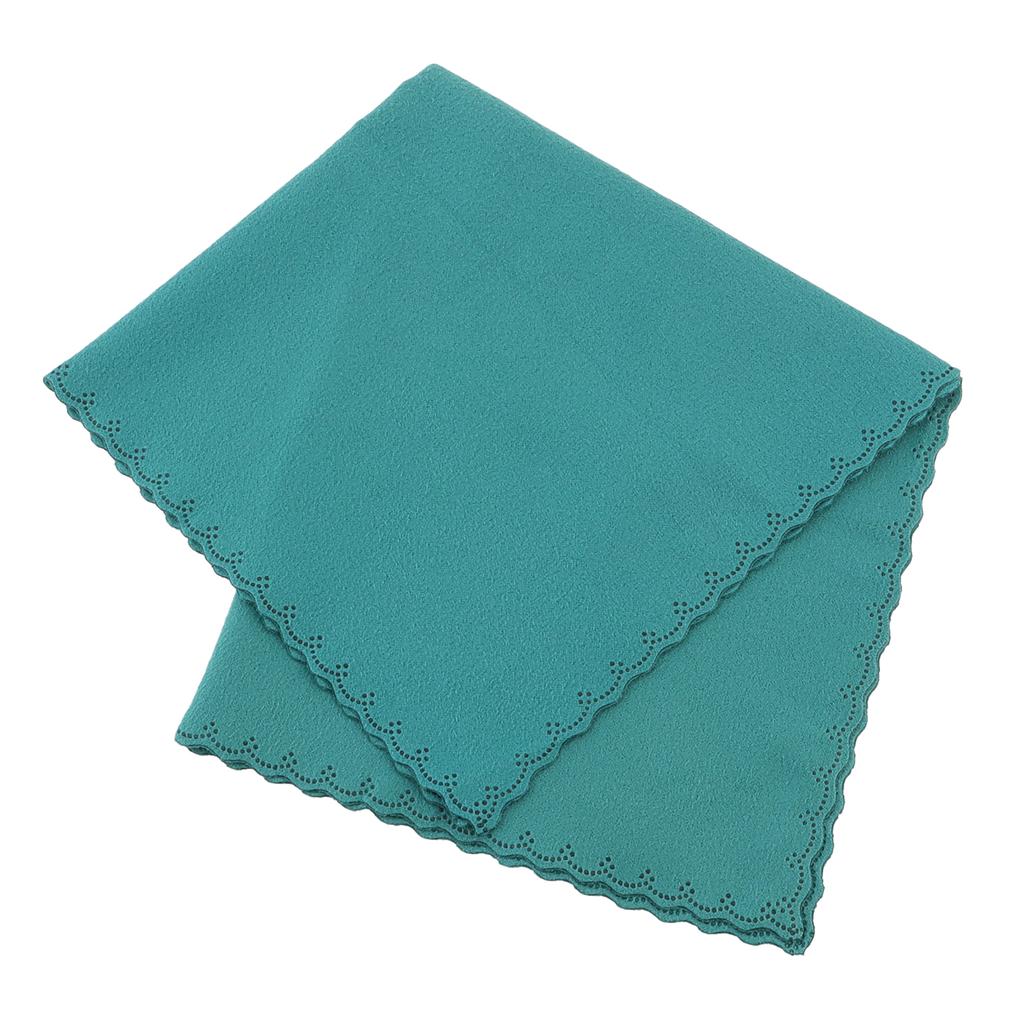 Pânză pătrată din bumbac pentru curățarea instrumentelor, Saxofon, Chitară, Vioară, Trompetă, cu perie pentru muștiuc, 8 buc. tampoane, fleece dublu față