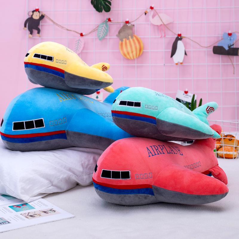 

Cartoon Airplane Plush Toy - Birthday Gift Pillow & Back Cushion Ornament 40cm