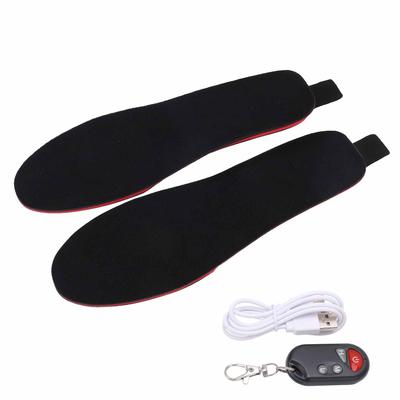 Heated Insoles DIY Cuttable Smart Remote Control USB Rechargeable Electric Heating Insoles for Men