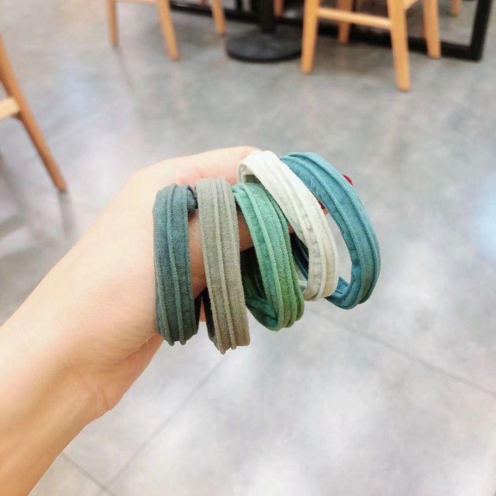 Scrunchies Seamless Female Hair Ties Basic Hair Rope Elastic Head Rope Korean Style Rubber Band