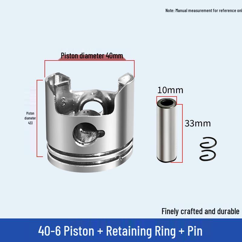 Four-Stroke Lawn Mower Piston Ring & Two-Stroke Brush Cutter Piston Assembly 