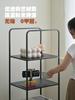 Tiefan Iron Art Bookshelf Integrated Floor to Floor Storage Rack Small Bookshelf Corner Stand Wall Narrow Cabinet Corner Stand