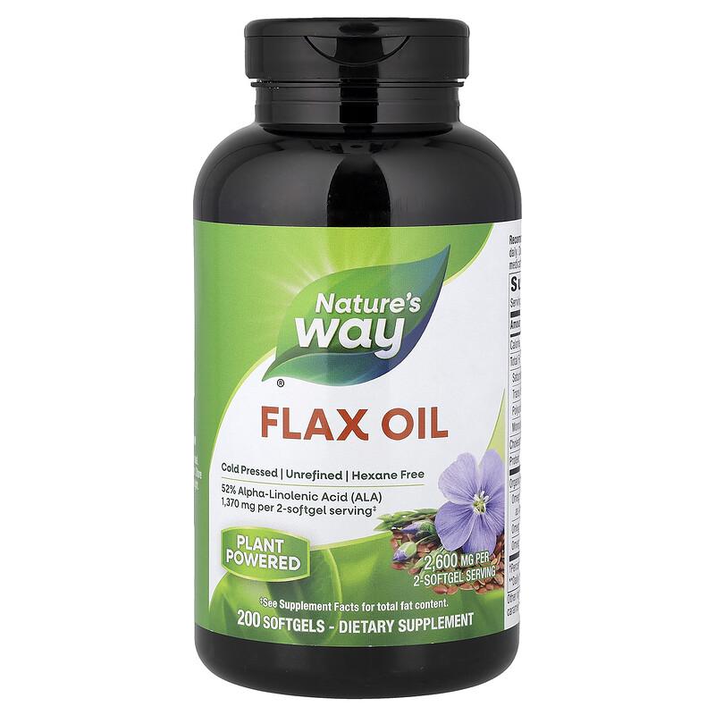 Flax Oil, 200 Softgels